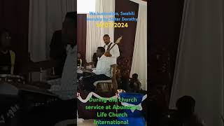 Wakuabudiwa Swahili worship song by Sister Dorothy [upl. by Atiuqram147]