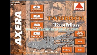 Sandvik Tamrock AXERA 7S 260 TOOLMAN Service Operator’s and Maintenance Manual Parts Catalog [upl. by Carolus]