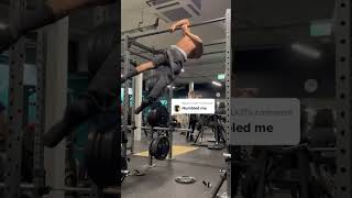 Assisted one arm hefesto calisthenics motivation gym backlever shorts funny anime muscleup [upl. by Rodmur]