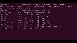 Solve growpart error  cannot create directory tmp no space left on device failed to make temp dir [upl. by Lada]