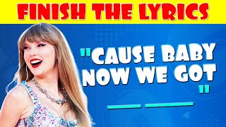 Finish the Lyrics  20102020 Most Popular Songs [upl. by Tteraj905]