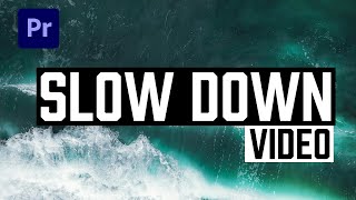 Premiere Pro How To Smoothly Slow Down Video [upl. by Aisinut61]