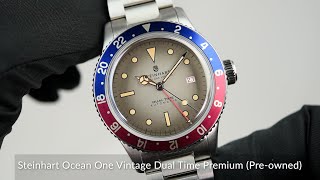 Steinhart Ocean One Vintage Dual Time Premium Preowned [upl. by Barger]