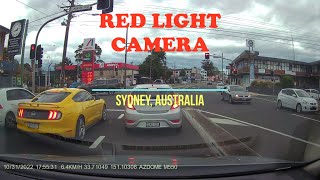 Speed Camera Flash Red Light Camera Flash in Sydney NSW Australia [upl. by Youngman]