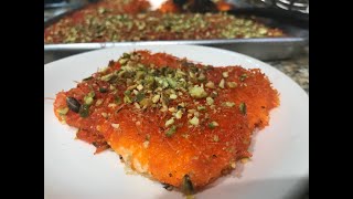 AMAZING Kunafa Simple and Easy Recipe Kunafah Konafah Knafeh كنافة  Step by Step Instructions [upl. by Genisia]