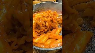 Rose Tteokbokki with Ramen [upl. by Eimak]