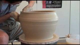 63 Throwing a Large 25 pound Bowl with HsinChuen Lin [upl. by Erdnad]