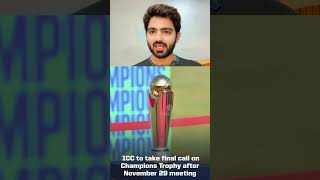 CHAMPIONS TROPHY final Decision 🔥pcb bcci viratkohli babarazam cricket championstrophy2025 [upl. by Myrle]