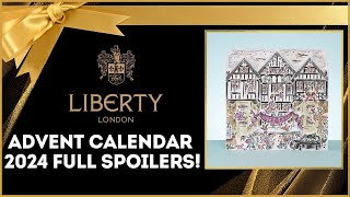 LIBERTY LONDON ADVENT CALENDAR FULL SPOILERS 2024 [upl. by Jun]