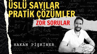 Üslü sayılar Pratik çözümler KPSS TEOG  YGS ÜSLÜ SAYILAR [upl. by Zizaludba]