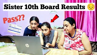 10th class CBSE results Out  How my sister Reaction on her result day 😥 Pass or fail [upl. by Gaylor]