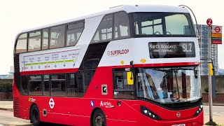 Londons Buses at North Woolwich Ferry Terminal 18th March 2024 [upl. by Joane]