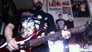 Batista quotI Walk Alonequot WWE theme guitar cover [upl. by Lynsey994]