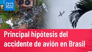 Lo que se sabe sobre el accidente aéreo en Brasil [upl. by Miner311]