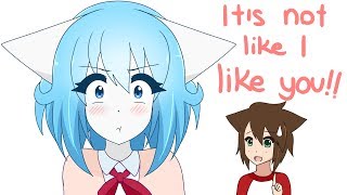 Its Not Like I Like You Remake ❤ Wolfychu and SweetoTOONS cover  animatic [upl. by Jamin]