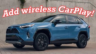 How to ADD wireless Apple CarPlay to ANY Toyota vehicle [upl. by Annaet771]