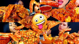 🦐🦀 PEEK INTO THE LATEST SAUCIEST SEAFOOD BOIL MUKBANG  EATING SHOW COMPILATION REAL SOUND [upl. by Eugenie561]