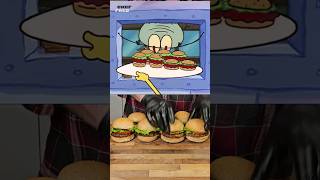 A Wheaty Krabby Patty Challenge Thats Makin Waves😋 shorts spongebob squidward krabbypatty [upl. by Yoong]