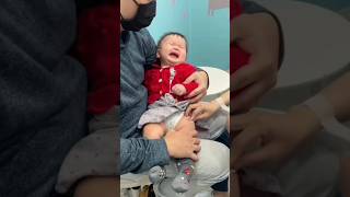 Newborn injection Vaccination Crying 2 month Age shorts [upl. by Coulson580]