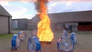 Creating A Fire Tornado  Factomania  Earth Science [upl. by Larimore]