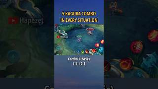 5 Kagura Combo in Every Situation kagura kaguracombo mobilelegends shorts [upl. by Jonell334]