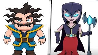 HARİKA CLASH ROYALE ÇİZİMLERİ [upl. by Sinnej]