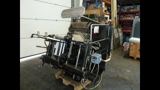 heidelberg gt platen for sale cutting and creasing platen machine Gab Supplies Ltd 1961 [upl. by Billye613]