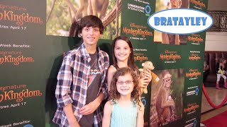 Disneynatures Monkey Kingdom Premiere with MyFroggyStuff  HobbyKidsTV  Bratayley [upl. by Asilim]