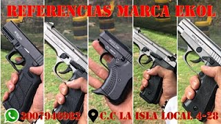 EKOL PISTOLAS Traumaticas PRUEBA EKOL Gediz Firat Magnum P29 Volga Firat Compact 2020 [upl. by Htebazil]