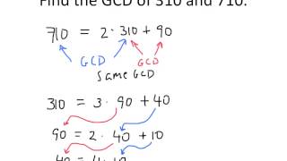 Abstract Algebra Using the Euclidean Algorithm to Compute GCD [upl. by Clio691]