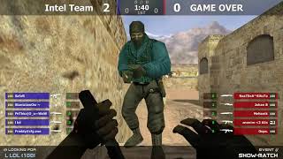 Stream cs 16  Intel Team vs GAME OVER  by kn1fe [upl. by Lonee]