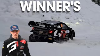 Elfyn Evans Winner Arctic Lapland Rally 2024 [upl. by Wohlen93]