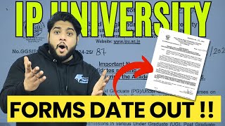 IP University Application forms Out 2024🔥New Admission Policy 2024  Important Dates [upl. by Harday]