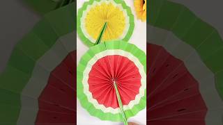 lets make a comfortable stretchable fruit fan paper DIY craft shorts [upl. by Rozelle]