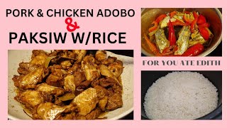 PORK CHICKEN amp FISH ADOBO WRICE [upl. by Wolcott]