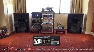 ampsandsound amplifiers and loudspeakers THE Show Newport 2016 [upl. by Klemm]