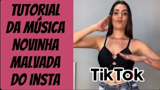 TUTORIAL DA MÚSICA NOVINHA MALVADA DO INSTA TIKTOK Mto fácil de aprender [upl. by Tierney]