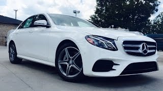 2017 Mercedes Benz E Class E300 Sedan Full Review Exhaust Start Up Short Drive [upl. by Annaeerb]