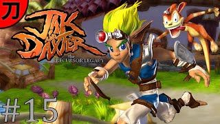 Jak and Daxter The Precursor Legacy 100 Walkthrough  Part 15  Lava Tube [upl. by Ahsercul]