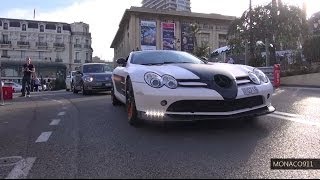 Gemballa SLR McLaren  Sound amp Accelerations in Monaco [upl. by Maharva758]