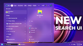 How to Enable New Windows Search UI in Windows 11 23471 [upl. by Jannery]