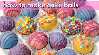 How to Make Cake Balls or Cake Pops 🌷🌷🌷 [upl. by Ritter465]