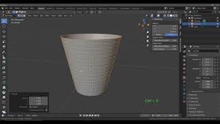 Daily Blender Tip  Create A Mesh Basket Using Unsubdivide And Wireframe Tools [upl. by Namus458]