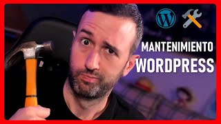 MANTENIMIENTO WORDPRESS 🛠 Cómo hacer mantenimiento mensual profesional de páginas web en WordPress [upl. by Colligan]