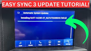 How to Update Your SYNC 3 to SYNC 34  3 Ways to Upgrade Your Sync 3 System [upl. by Zeus]