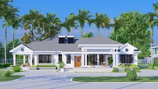 5 Bedroom House Design House Plan ALL ENSUITE Exterior Interior Animation [upl. by Etnuhs]