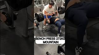 Bench Press 272 kg benchpress [upl. by Telocin]