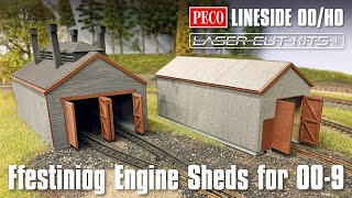 New PECO Ffestiniog Railway Engine Shed kits for OOHOOO9 [upl. by Geddes]