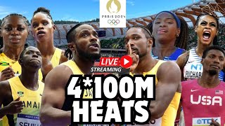 4100M Relay Heats LIVE Paris 2024 Olympics Watch Party [upl. by Aire206]