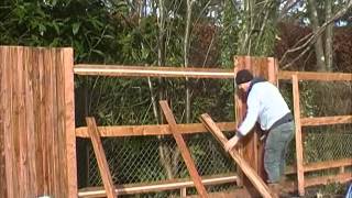 how to align fencing pales perfectly and save time and money [upl. by Nattirb]